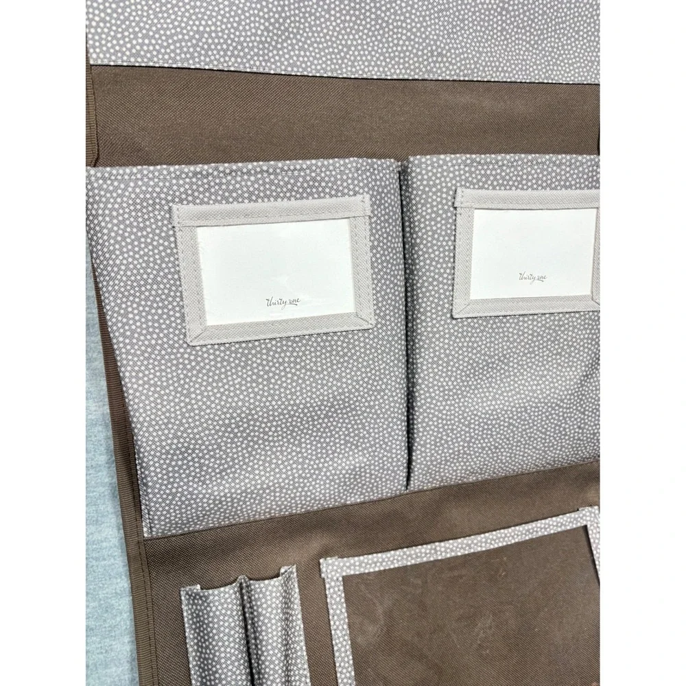Thirty-One Hanging Wall‎ Organizers Set of 3 Woodblock Pin Dot Storage Pockets